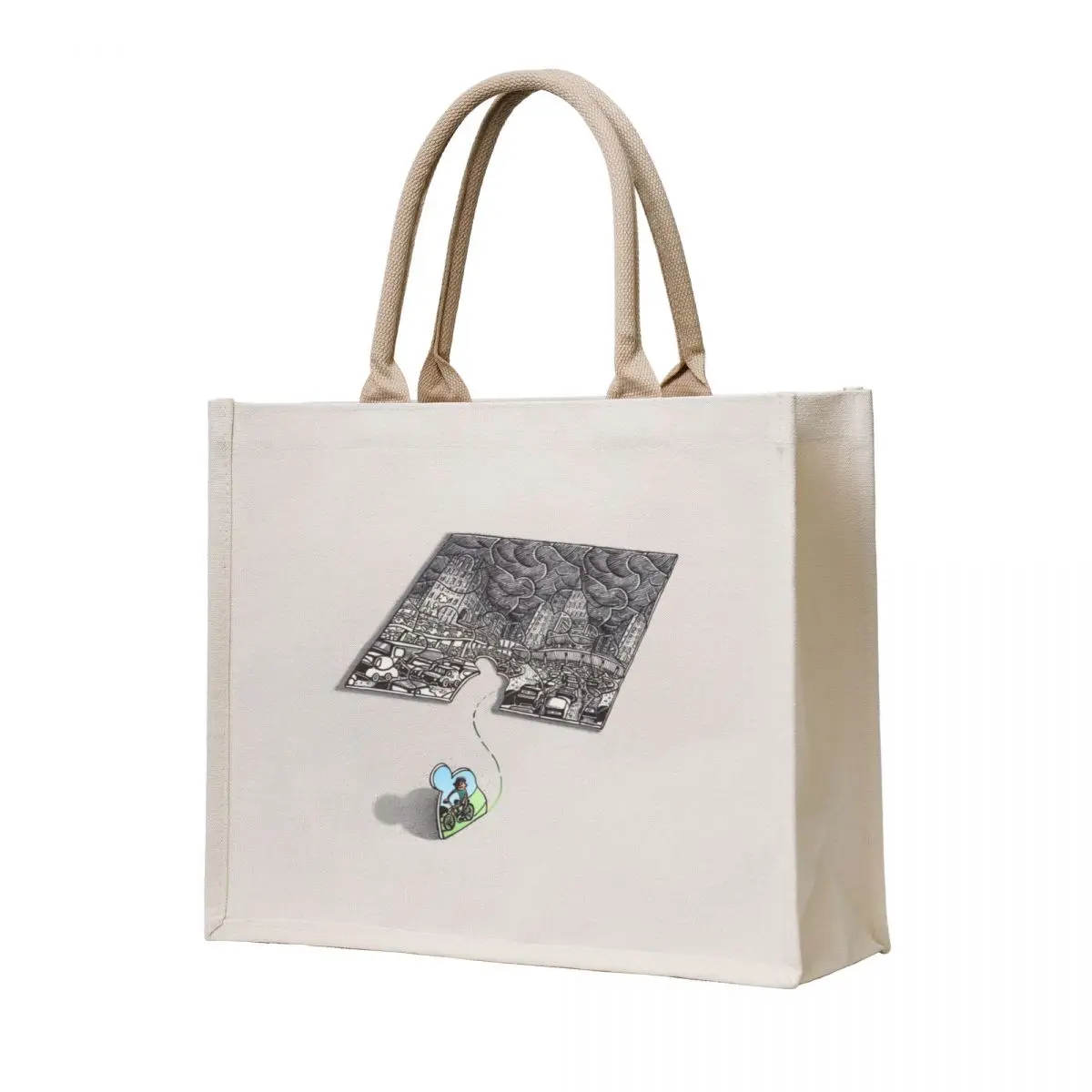 Bike Out! Tote Bag Eco bag eco pack Gift bag Beach