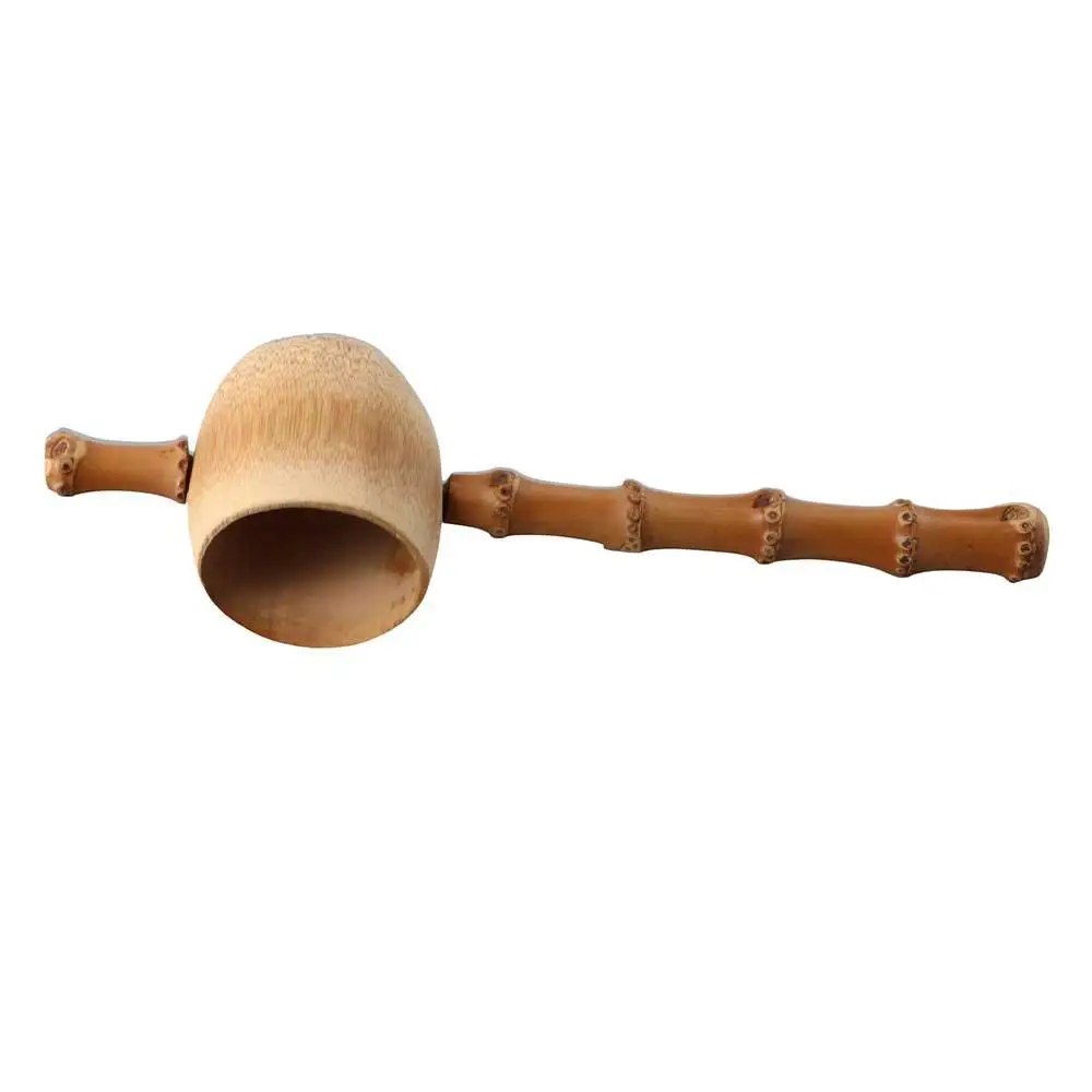 Colino de bambú hecho a mano, colador chino de mango largo para casa de té, infusor de filtro de té