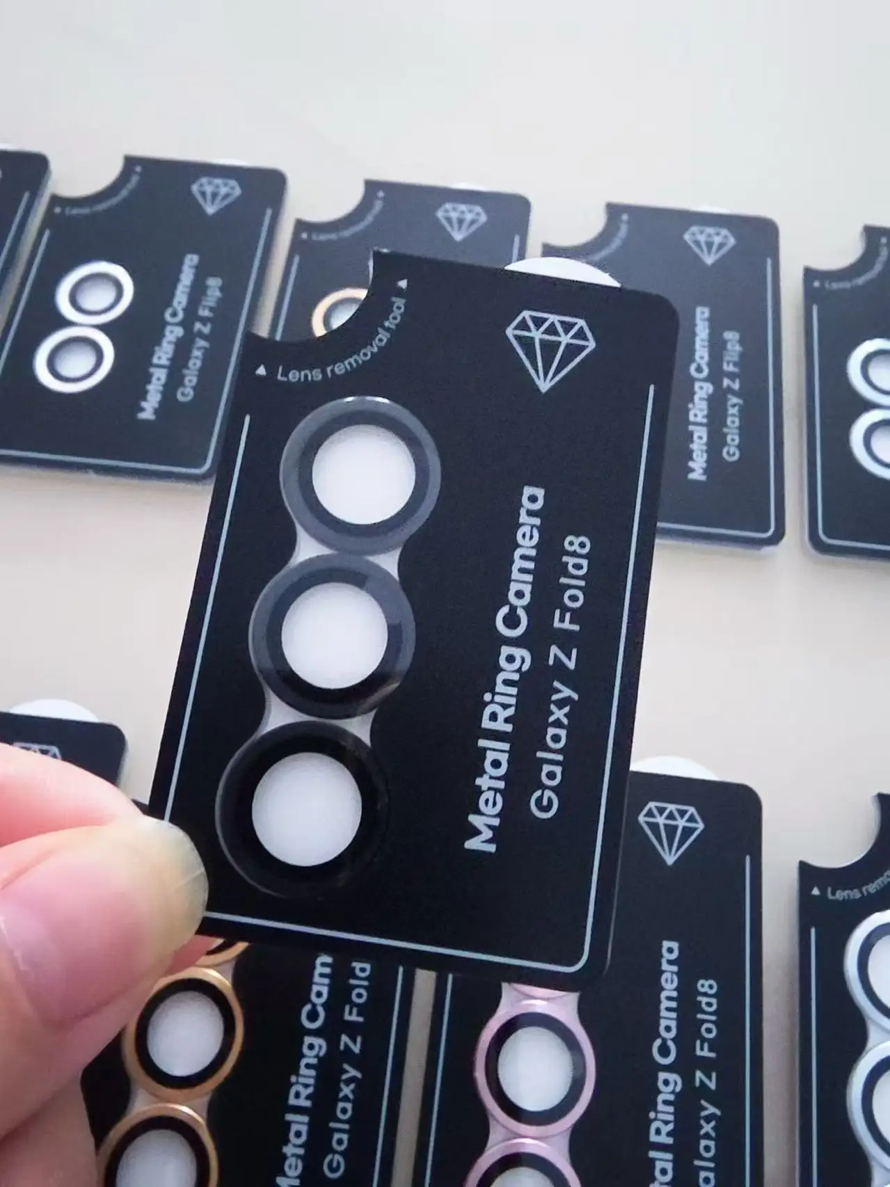 Lens Protection for Samsung Galaxy Z Fold 8 Flip 8 7 6 Fold 7  6 5 Camera Lens Protector HD Glass Full Cover Metal Lens Ring