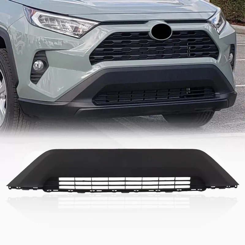 

Fit For Toyota RAV4 2019-2024 Front Bumper Lower Grille Black Mesh Grill Cover