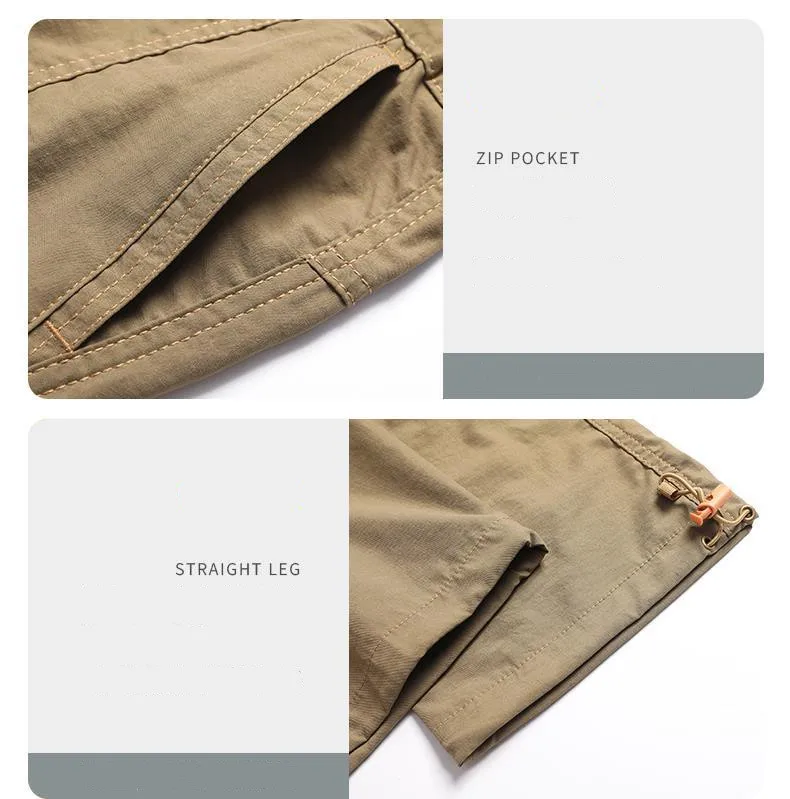 2026 neue Wandern Hosen Männer Frühling Sommer Eis Seide Kühlung Leichte Outdoor Casual Hosen für Männer Schnell Trocknend Angeln Reise Hosen – Detail 13
