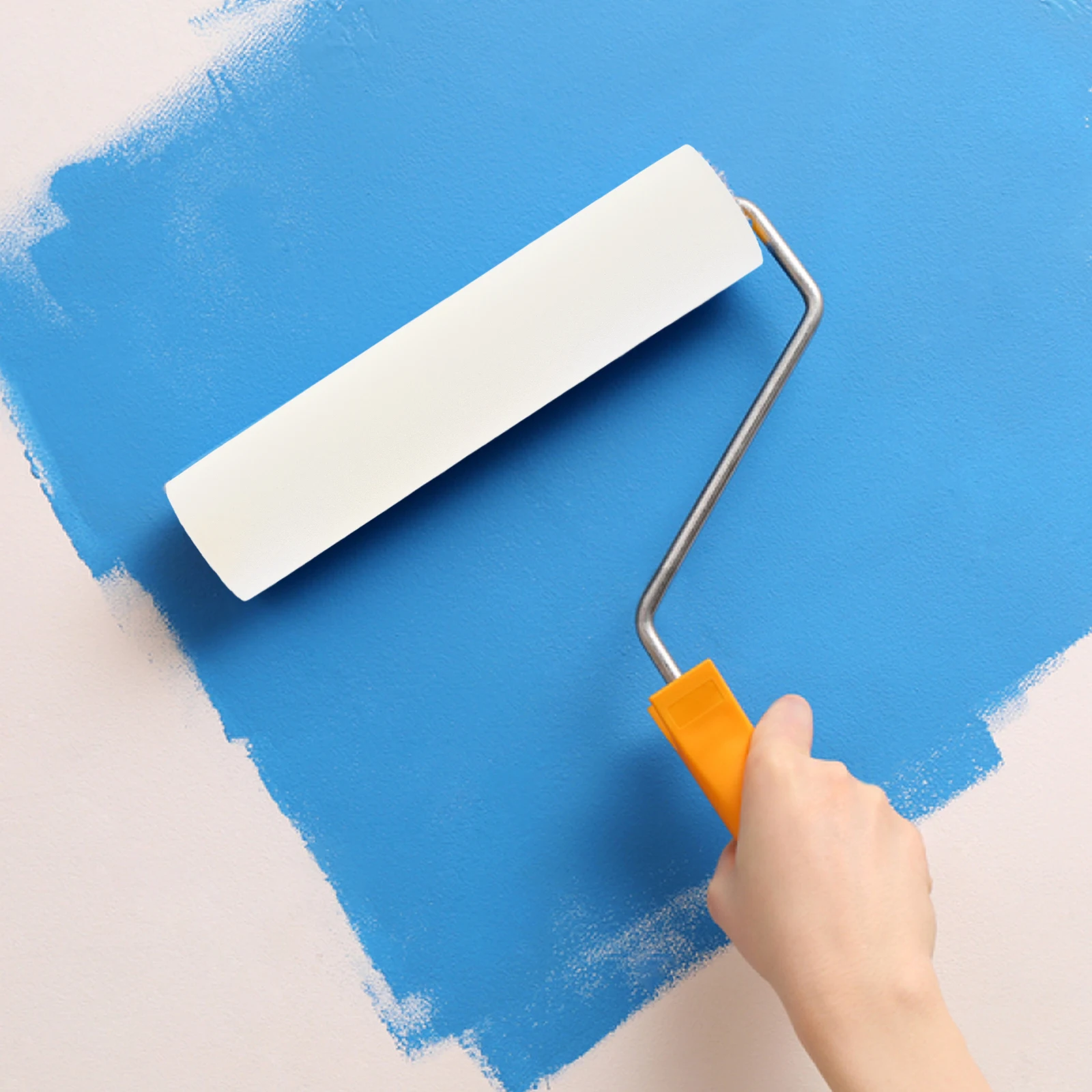 

10Pcs Sponge Rollers for Painting High-Density Polyurethane Durable Non-Deformable Smooth Even Application Home Improvement