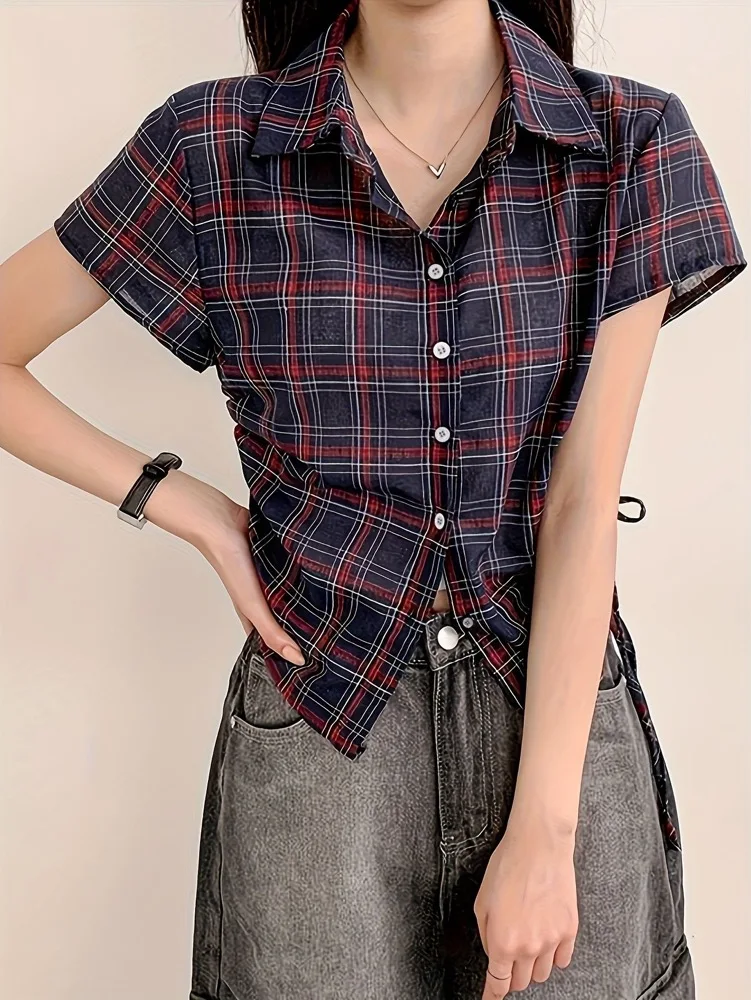 

Women's casual short shirt