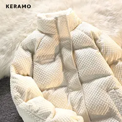 Women's jacket oversize outwear waffle black New Lapel white Long Sleeve Loose Fit Jacket Fashion Tide Autumn winter 2022 blue