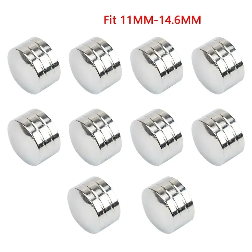 FoR Harley Sportster Dyna Softail Touring Road King10pcs Motorcycle Twin Cam Bolt Head Cap Schrauben Topper Cover Aluminum alloy