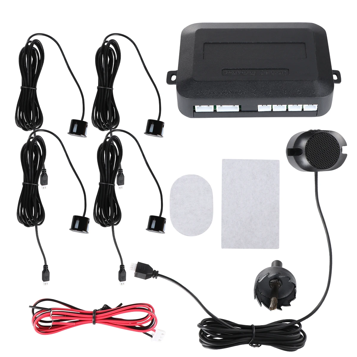 

1 set Car Parking Sound Alert Rear System Car Parking Warning System Accessories Warning Device Quality Professional
