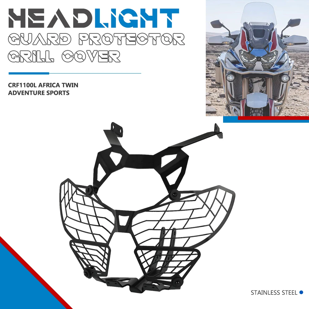 

FOR HONDA CRF1100L AFRICA TWIN ADVENTURE SPORTS Motorcycle Headlight Guard Grille Cover Protector Protection Modification