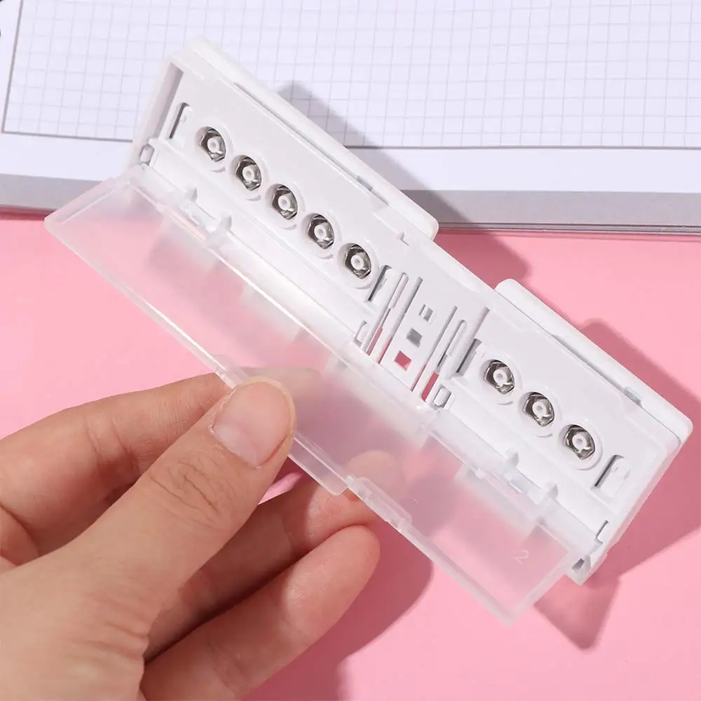 

Ручной перфоратор для бумаги с 8 отверстиями, резак для бумаги, дырокол с отрывными листами, сделай сам, ремесла, A4, B5, A5, дырокол для самостоятельного изготовления, инструмент для пробивания