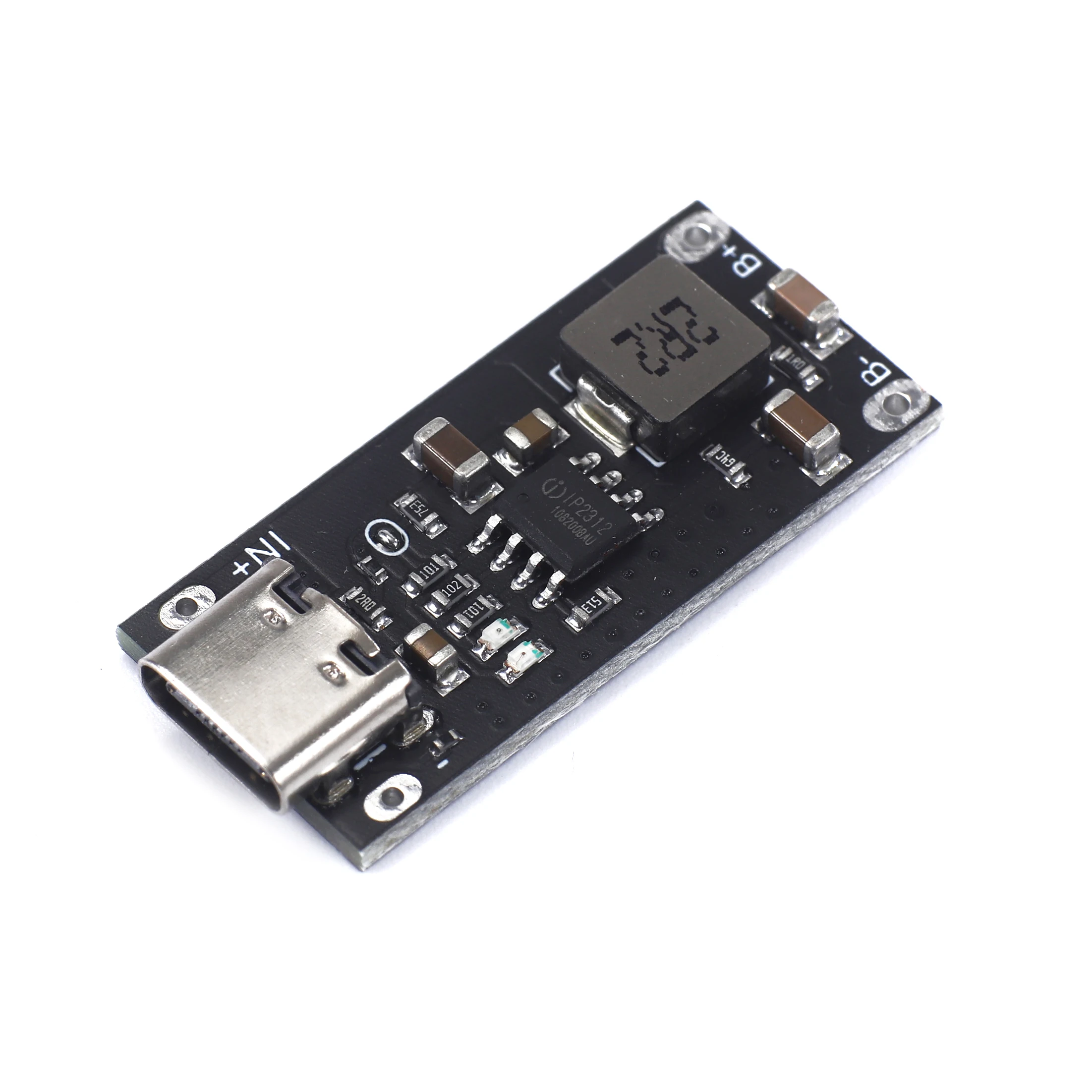 Type-C USB Input High Current 3A Polymer Ternary Lithium Battery Quick Fast Charging Board IP2312 CC/CV Mode 5V To 4.2V