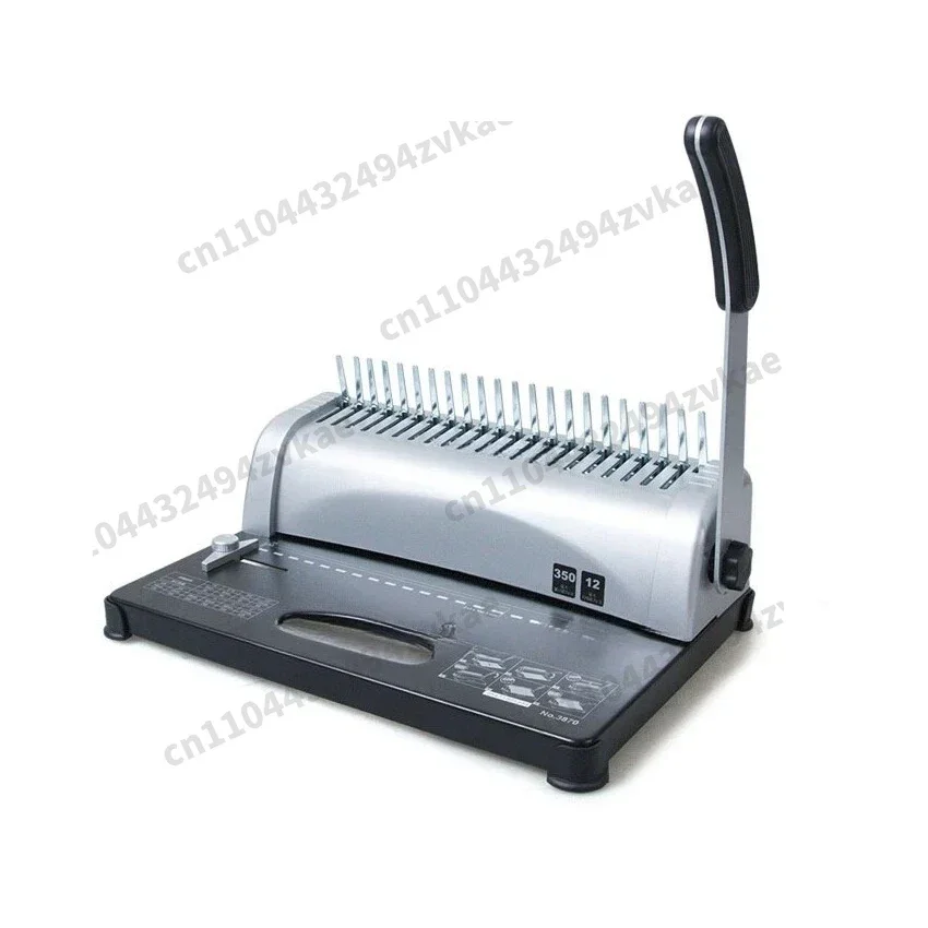 Machine,can punch 12sheets at a time1PC 3870 Practical 21 holes  A4  Manual Comb Book Binding