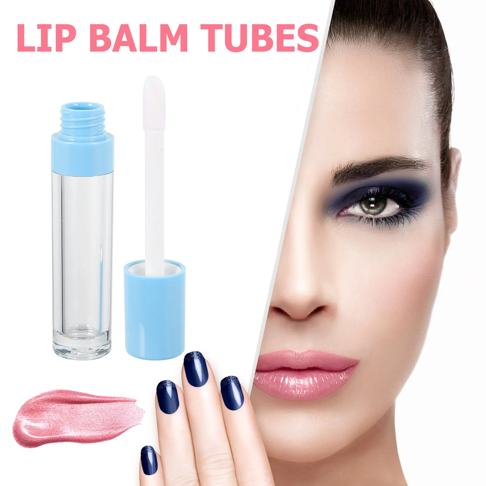 10 Stuks Hervulbare Lipgloss Flessen 8Ml Lege Flesjes Lippenbalsem Buizen Parfum Monster Containers Plastic Herbruikbare Diy Make-Up