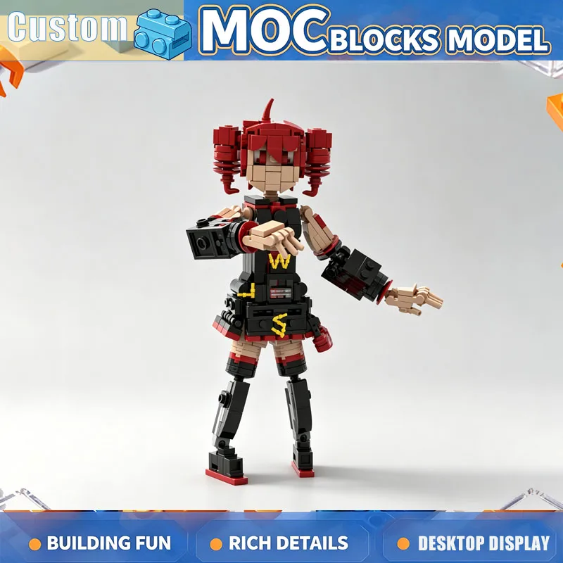 317ピース-moc-アニメ-ボーカロイド-歌手-フィギュア-モデル-カスタム-パズル-diy-クリエイティブ-ビルディングブロック-組み立て玩具-ディスプレイ-人気ギフト