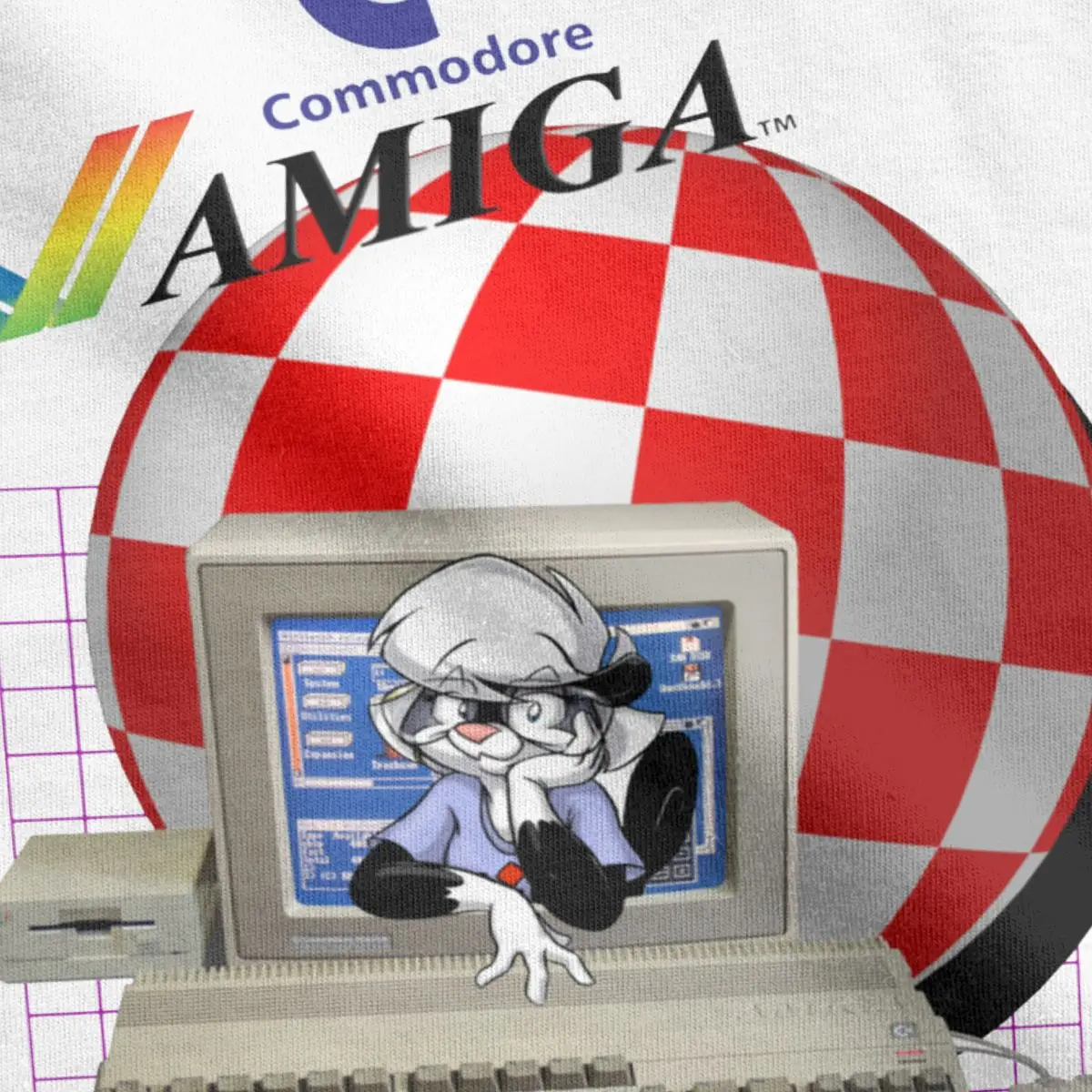 Men Women T-Shirts C64 Amiga Amazing 100% Cotton Tees Commodore 64 Retro Computer Geek Nerd T Shirt Crewneck Clothing Plus Size