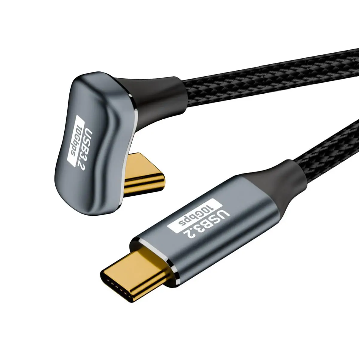 USB Type C Cable 180 Degree U Shape PD100W  Fast Charging Data Mobile Phone Charger Cable for Xiaomi Samsung Huawei USB-C Cord