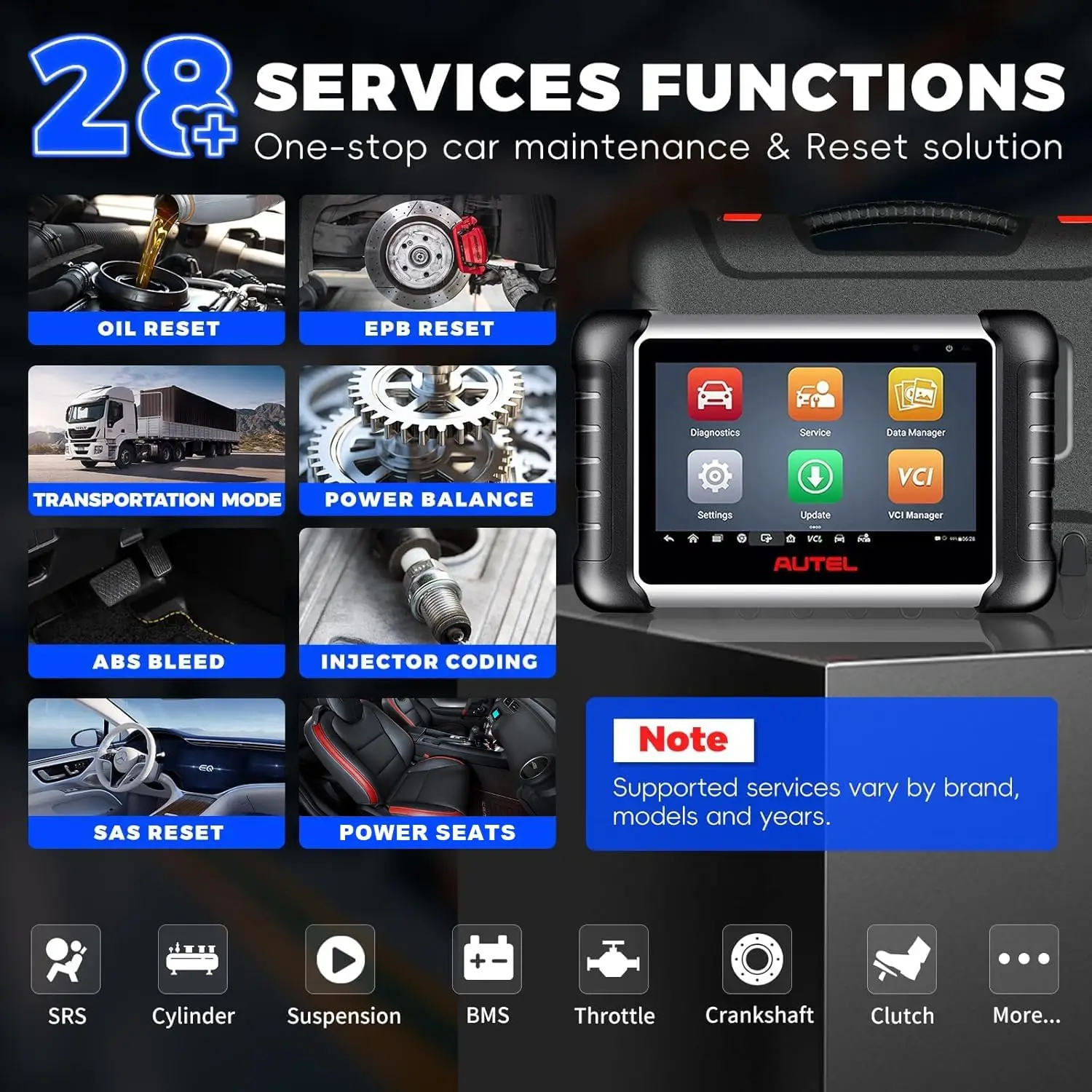 Autel OBD2 スキャナー双方向診断：MK808Z 全システム診断ツール、全車種対応、maxicom MK808S MX808Sからアップグレード