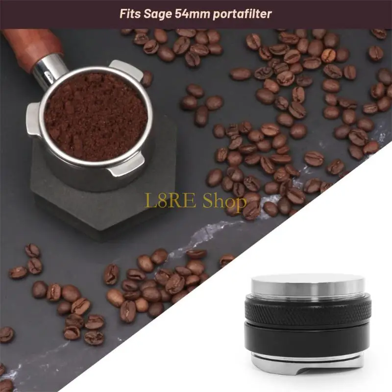 L8RE REDEARELER DREENSE DREENAL 53/58-мм дистрибьютор кофе из нержавеющей стали Espresso Farper Double Coffee Tool