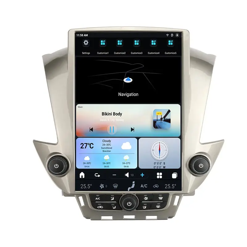 Android 13 Screen For Chevrolet Suburban Tahoe 2014-2020 Car GPS Navigation Auto Stereo Multimedia Player Carplay Unit 4G WIFI