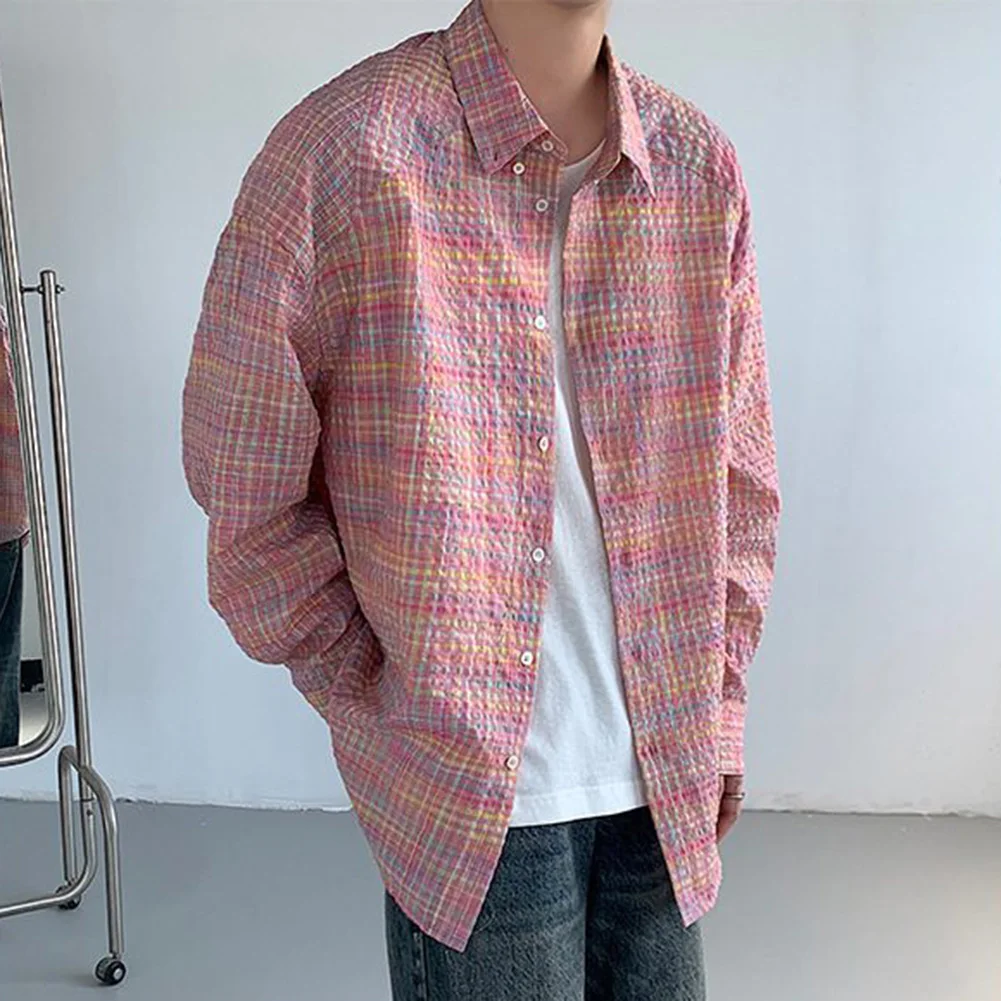 Casual Outings Korean Fashion Top Casual Spring Autumn Fashion Korean Style Shirt Comfortable Fit Fashionable Design