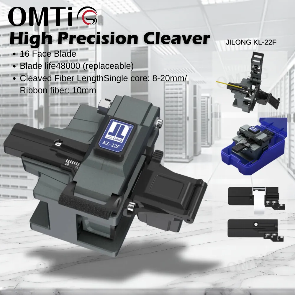 JILONG KL-22F ручной Высокоточный Кливер, оптический волоконный кабель, режущий нож, инструменты, 16 лезвий