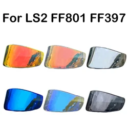 Motorcycle Helmet Visor for LS2 FF397 FF801 Clear Dark Multicolour Silver Shield Vizard Suitable for Ls2 VECTOR Helmets Lens