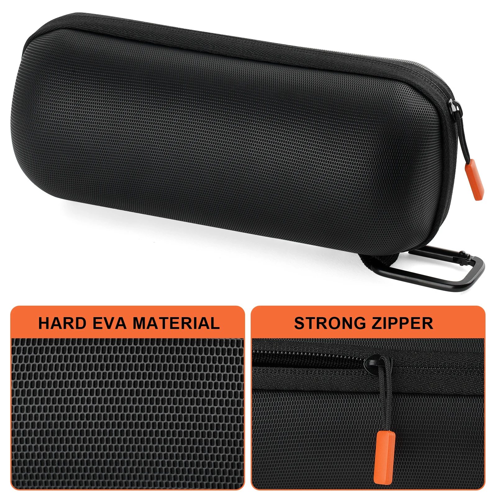 For JBL Flip 6 5 4 3 Wireless Speaker Bag EVA Waterproof Shockproof Storage Carrying Case Portable Travel Protective Box view 6