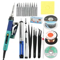 CXG 936d EU Digital LCD Adjustable Electric Soldering Iron Soldering Station Kit Set Welding Repair Kit SET Tweezers Solder Tip