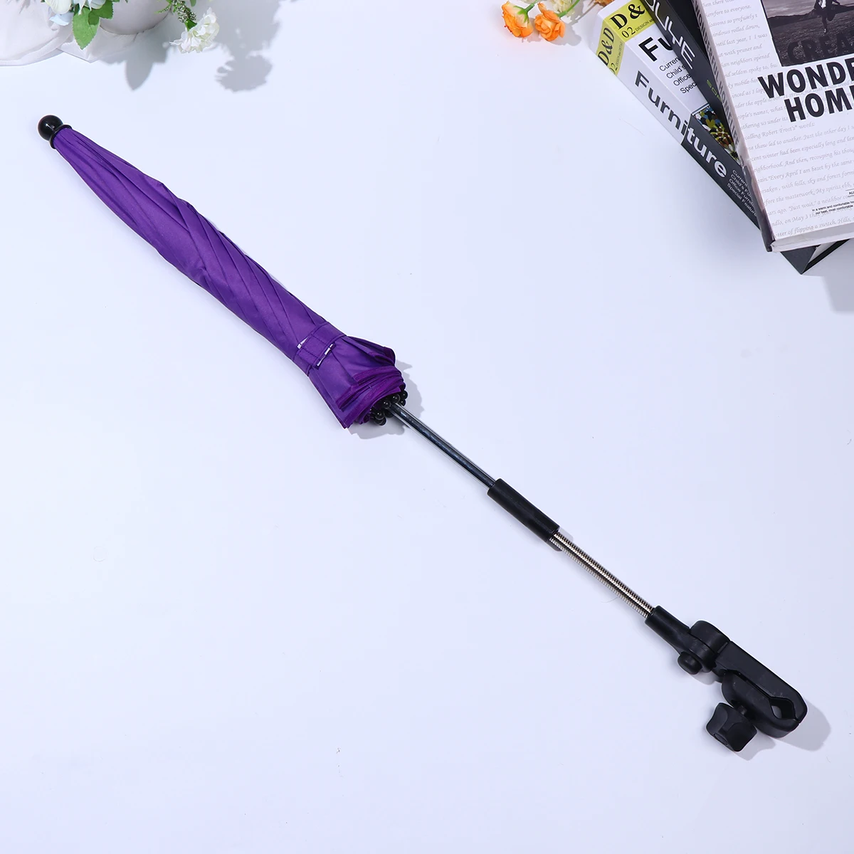 

Baby Cart Sun Umbrella Stroller Parasol Rainproof Toddler Attachment Girl Practical Durable Easy Use Install Summer Gift