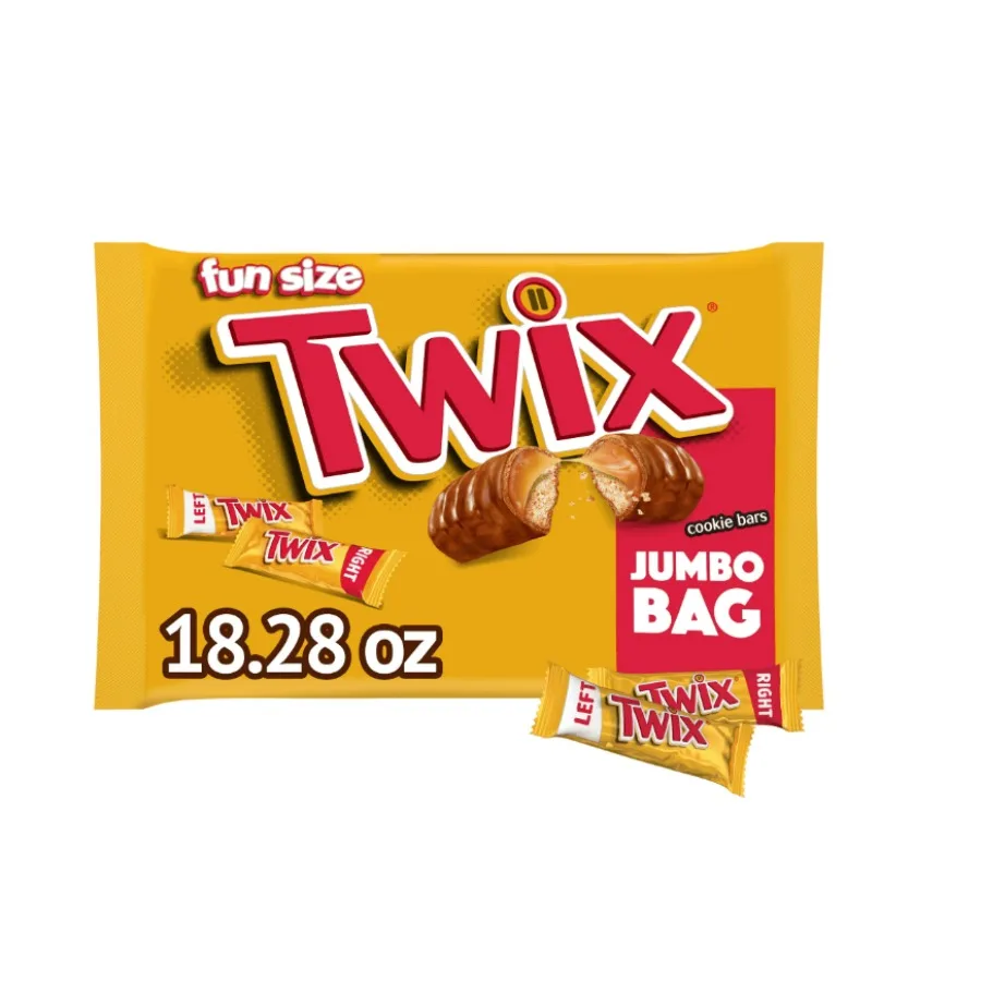 

Twix Caramel Fun Size Chocolate Cookie Candy Bars 18.28 oz Bag
