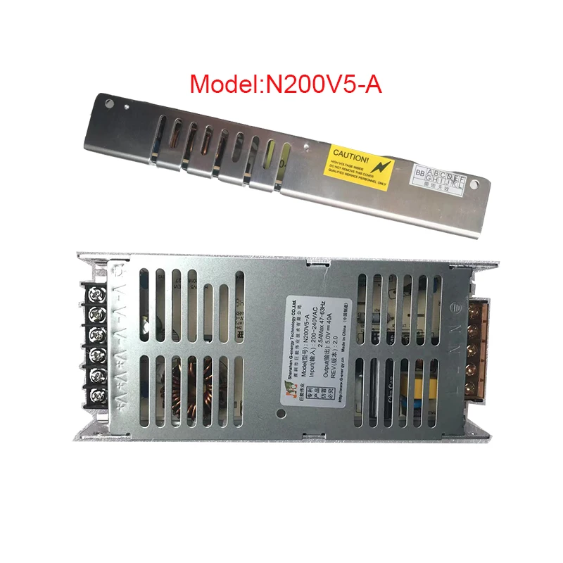 G-energy 220VAC Input 5V 40A 200W Output Ultra-thin Special LED display power supply,5V power supply
