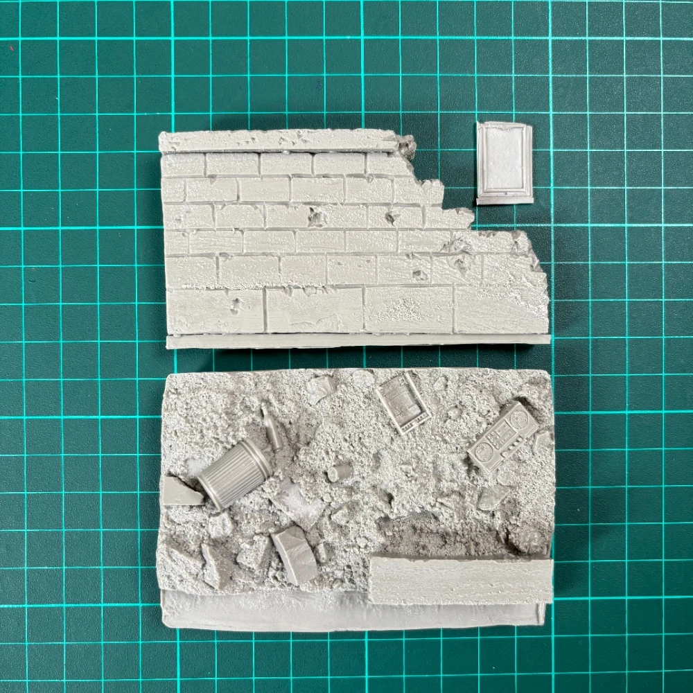 Kit de maquette en résine non peinte, thème militaire, spam de rue en ruine iraquienne, GK non assemblé et non peint, 1/35