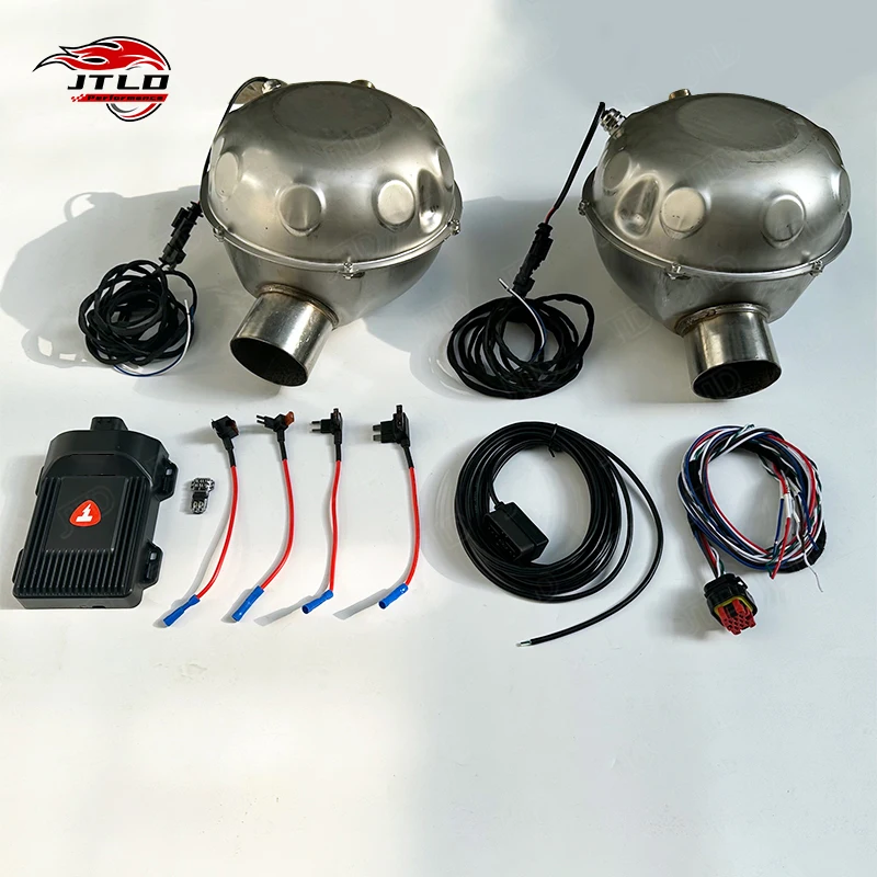 JTLD Car Smartphone Exhaust Electronic Active Exhaust Drums Booster Speakers Sound With Remote Control Smartphone Controller