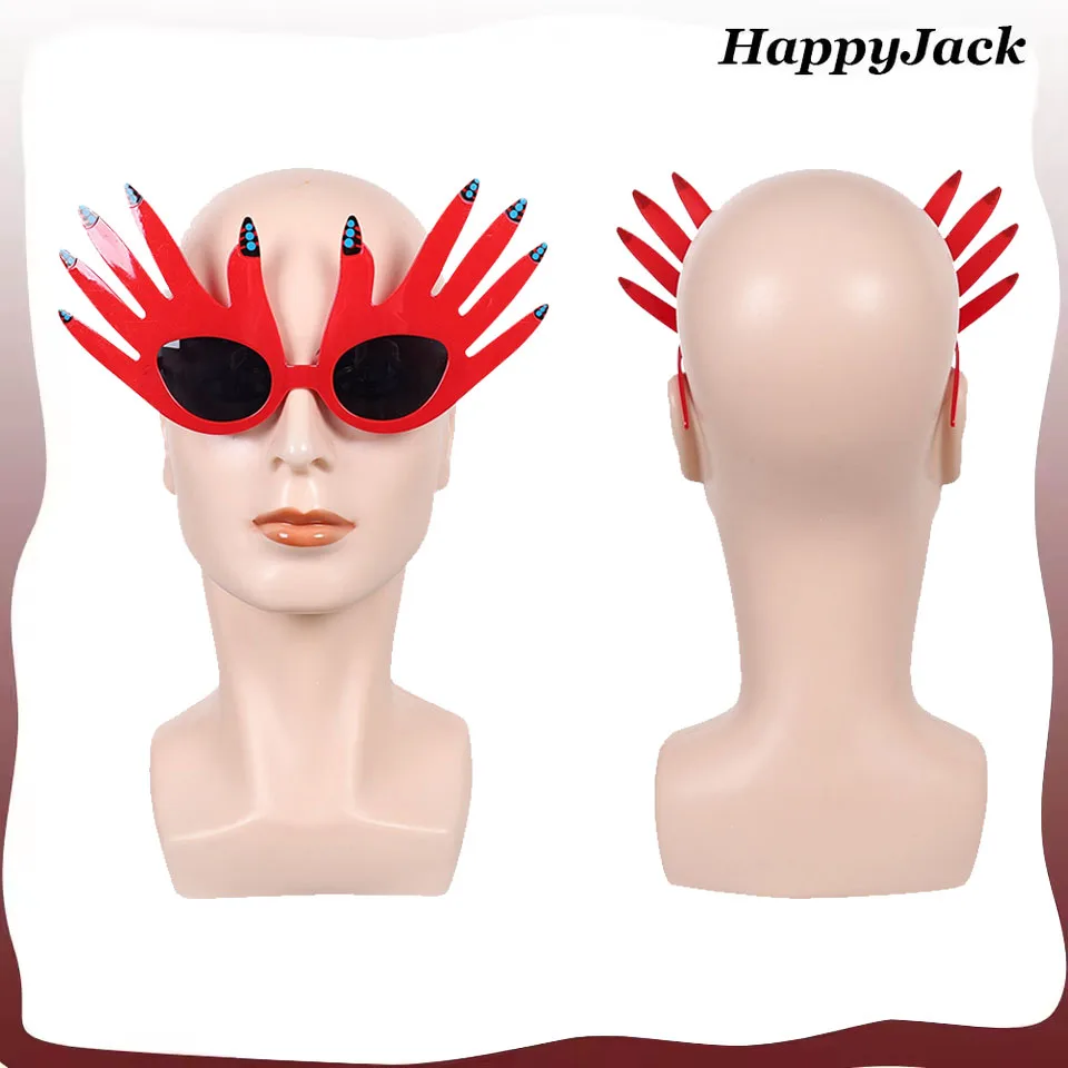

Clown Cosplay Red Eyeglasses Fantasia TV Terrifier Roleplay Eyewear Props Men Women Halloween Xmas Costume Accessories Gifts