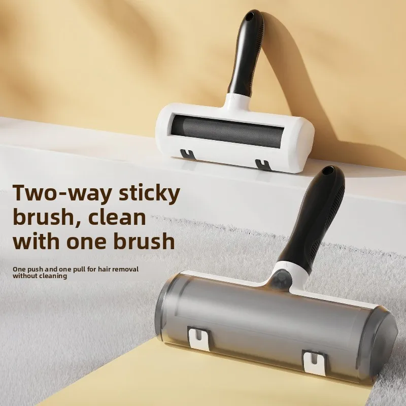 Pet Hair Remover Roller Reusable, Electrostatic Lint Brush for Dog Cat Hair on Furniture Carpet Couch