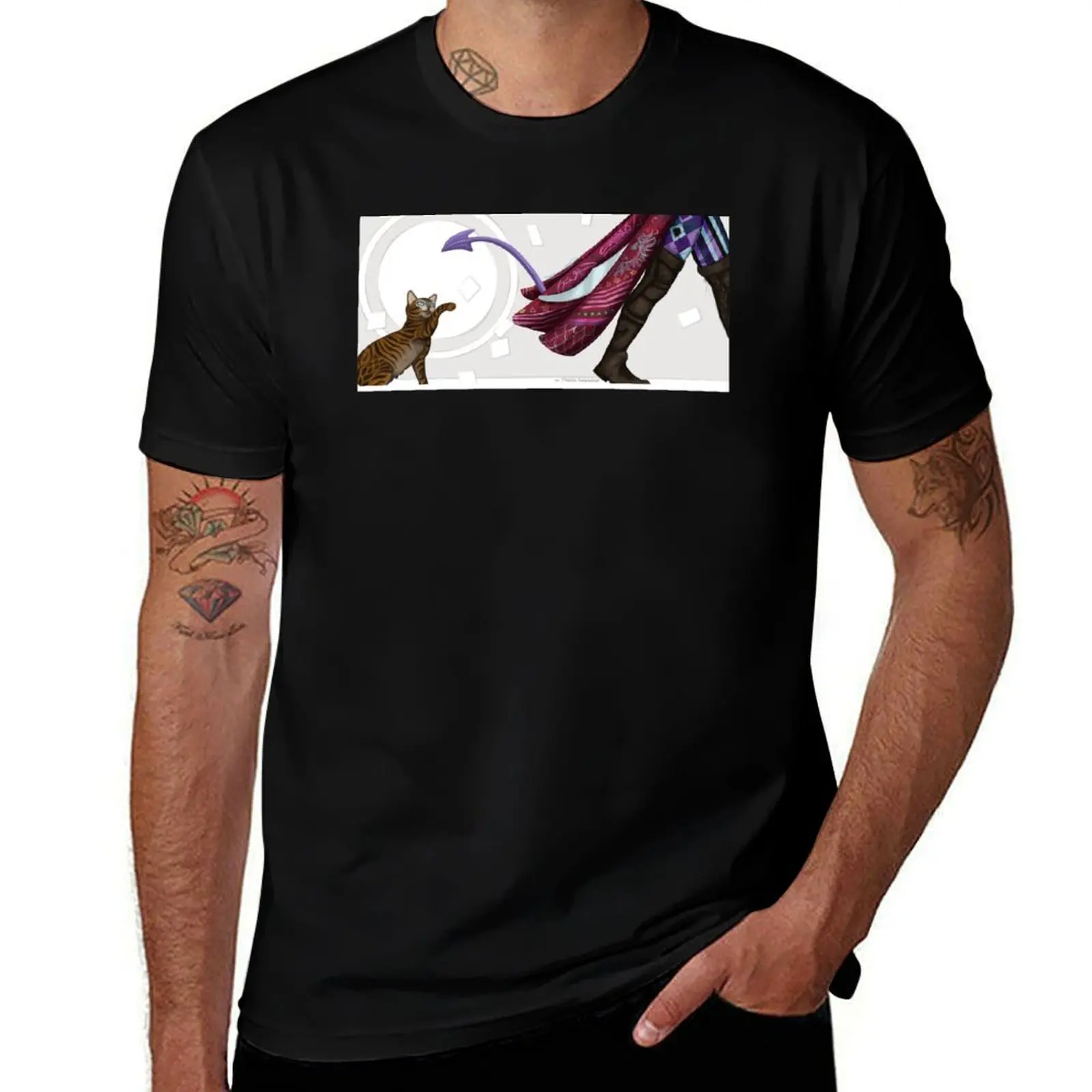 

Molly and Frumpkin T-Shirt t shirts cotton 100% cotton t shirt man T-Shirt