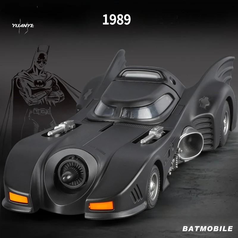 

Моделирование масштаба 1:32, Бэтмобиль, 1989 г., модель спортивного автомобиля из сплава, литая под давлением игрушечная машина, детская подарочная коллекция для мальчиков, миниатюрная Voiture