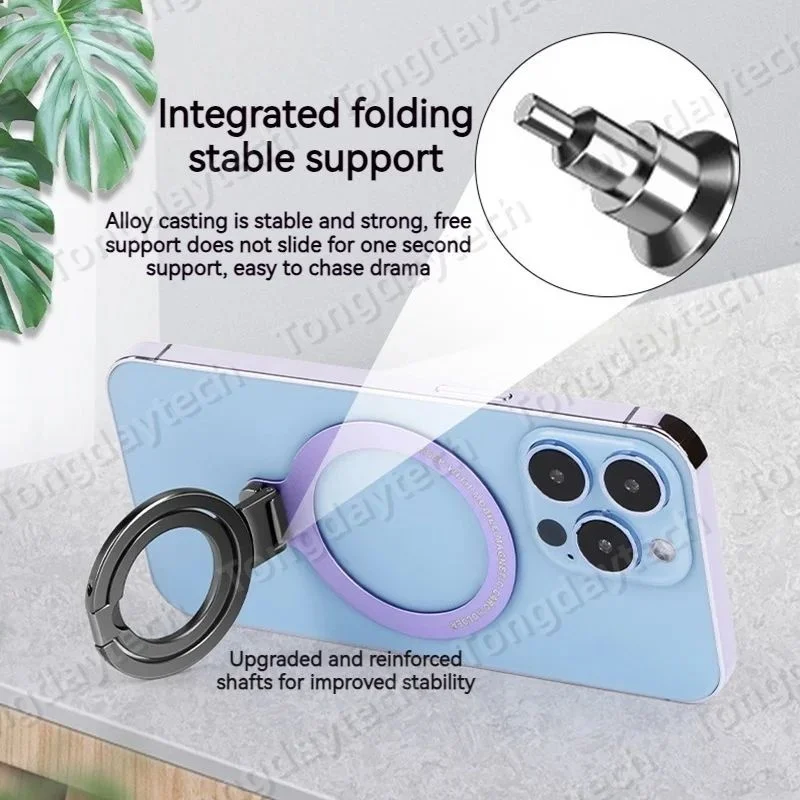 Soporte de anillo Universal para iPhone 15 14 Pro Max soporte magnético para coche soporte giratorio para teléfono trasero