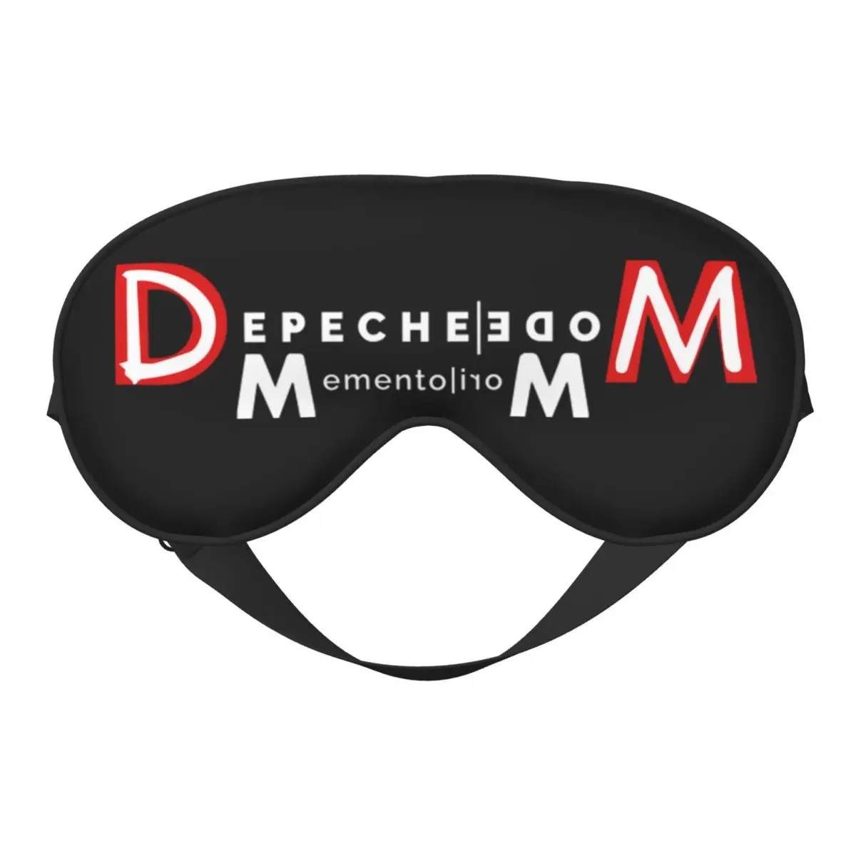 

Мягкая маска для глаз Depeches Modes, двусторонняя музыкальная повязка на глаза для отеля, креативная повязка на глаз с блокировкой света