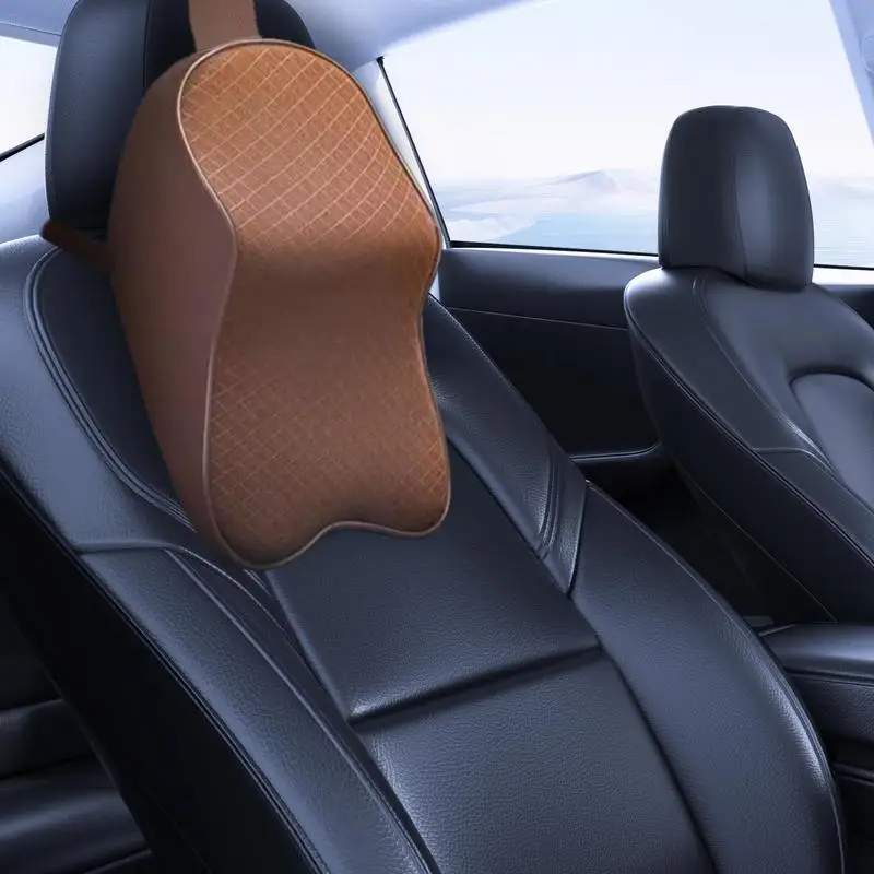 

Super Comfy Car Headrest Pillow Comfortable Headrest Car Neck Pillow Soft Lumbar Support Cushion Flexible Foam Breathable