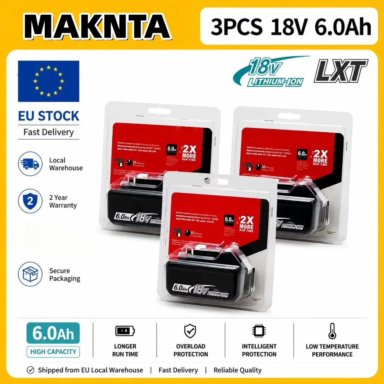 100% oryginalny akumulator Makita 18V 6.0Ah 9.0Ah, akumulator ładowalny Makita 3.0Ah 5.0Ah, ładowarka BL1850B BL1860B, akumulator do elektronarzędzi