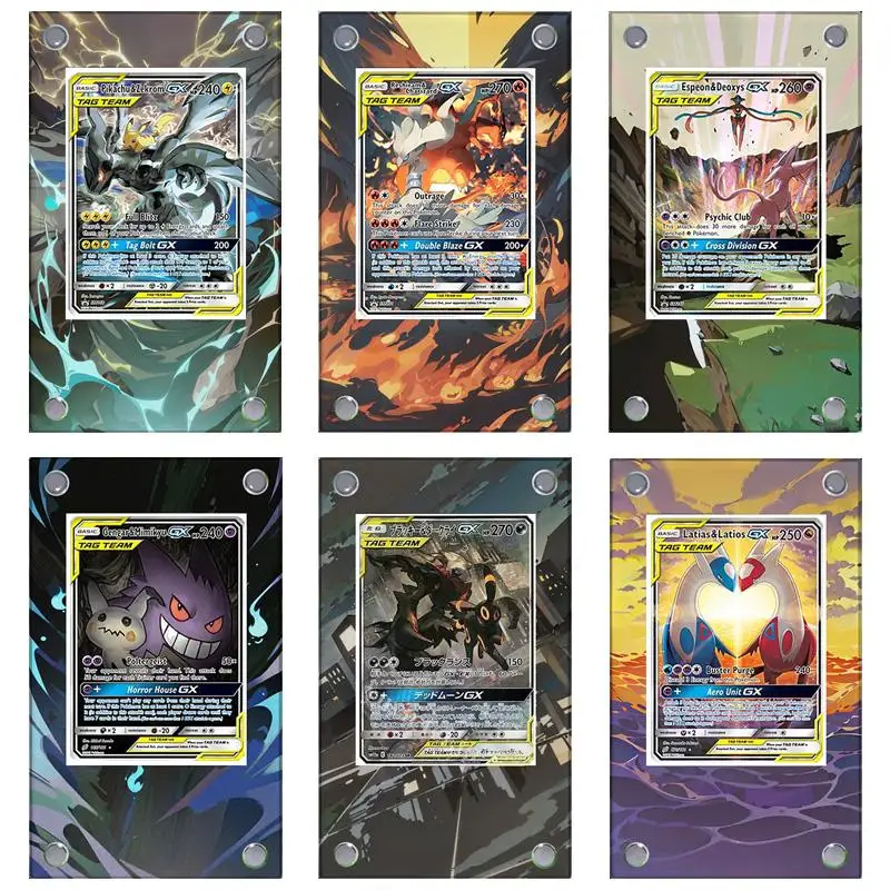 exibicao-de-arte-para-cartao-pokemon-ptcg-gengar-latios-latias-acrilico-estendido-pintura-preso-tijolo-colecao-cartao-expositor