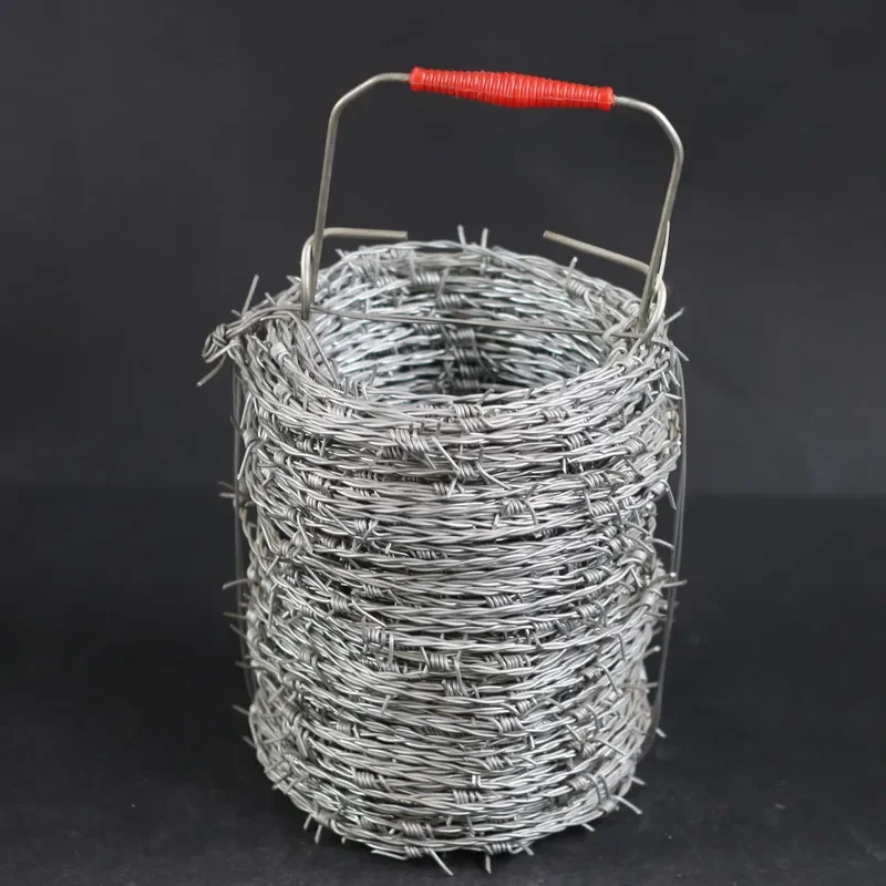 200m 500m 15 Gauge Steel Barbed Wire Mesh High Tensile Farm Fencing Arame Farpado Security Barbed Wire