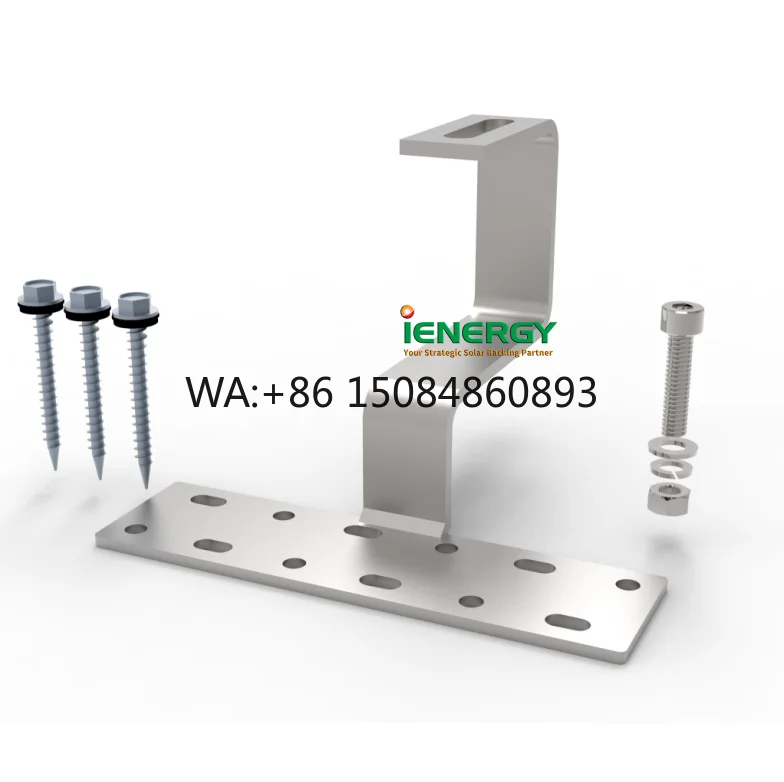 5/10KW Tile Roof Full Mount Kit, complete solar accessory set, rail hook clamp for large power home rooftop photovoltaic setup