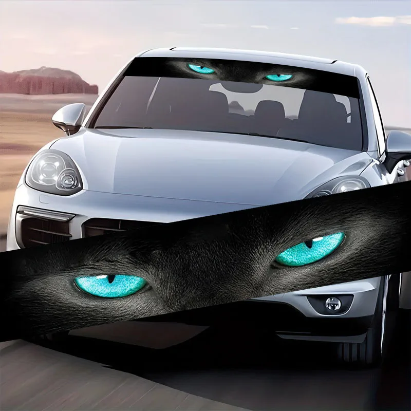 

Car 3D Stickers Front Windshield 3D Stickers Car Styling Decoration Stickers Car Exterior Decoration Accessories