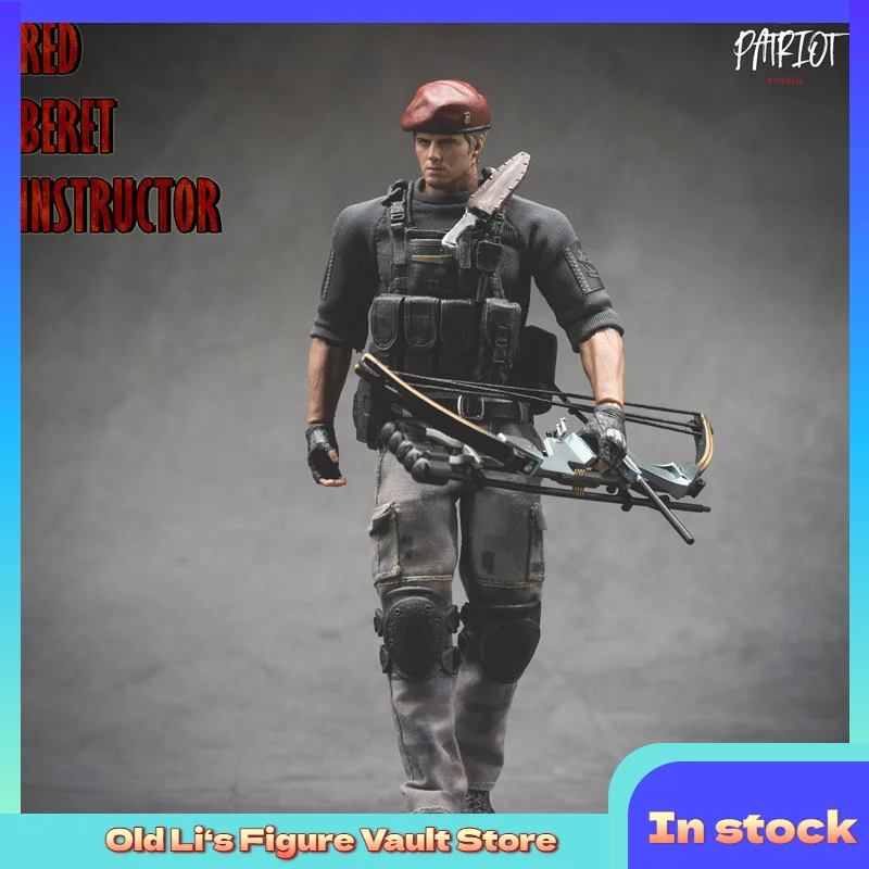 In Stock Patriot Studio Red Beret Instructor Jack Krauser 1/12