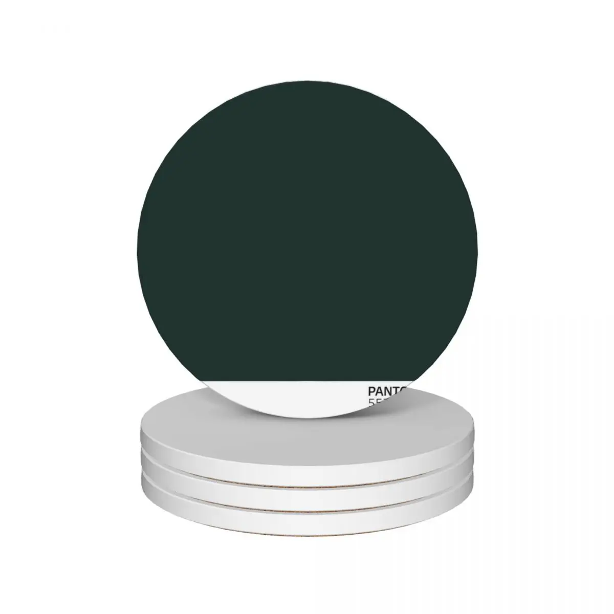 

PANTONE 5535c British Racing Green Ceramic Coasters (Set of 4) flower bulk mug set Coasters