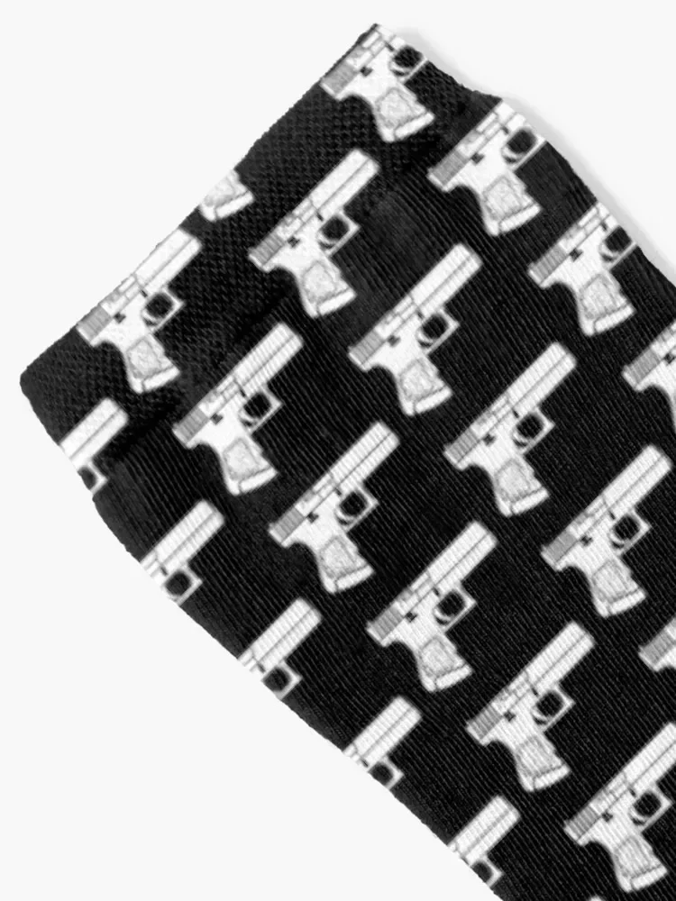 Glock 18 Love Bit Socks kawaii Heating sock Run floor Woman Socks Men's