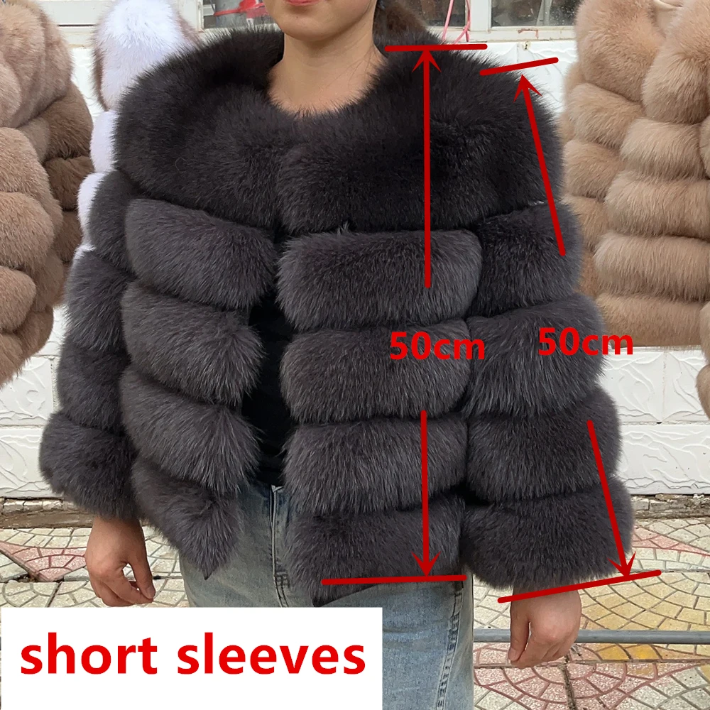 QUEENTINA Real Fox Fur Coat Winter Women'S New Fashion Furry 2025 Leather And Skin White Clothing Natural New In Coats & Jackets