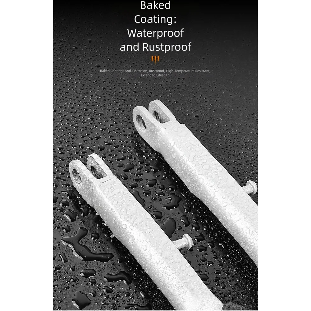 مسند جانبي للدراجة النارية مقاس 182022 سم معدني شديد التحمل للدراجة الكهربائية مع سهولة التركيب ولمسة نهائية للطلاء المخبوز