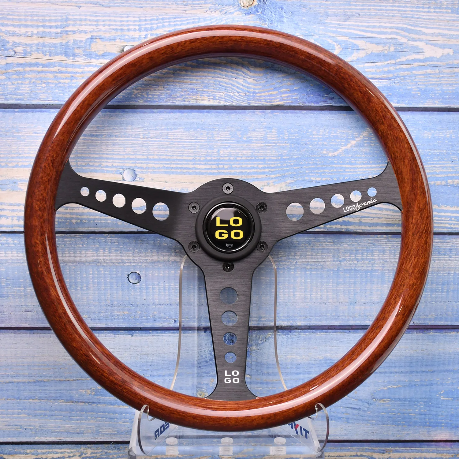 

Гоночный руль Tiypeor 350 мм из АБС-пластика, глубокий стиль, 45 мм, автомобильный тип MOO для улучшенного вождения