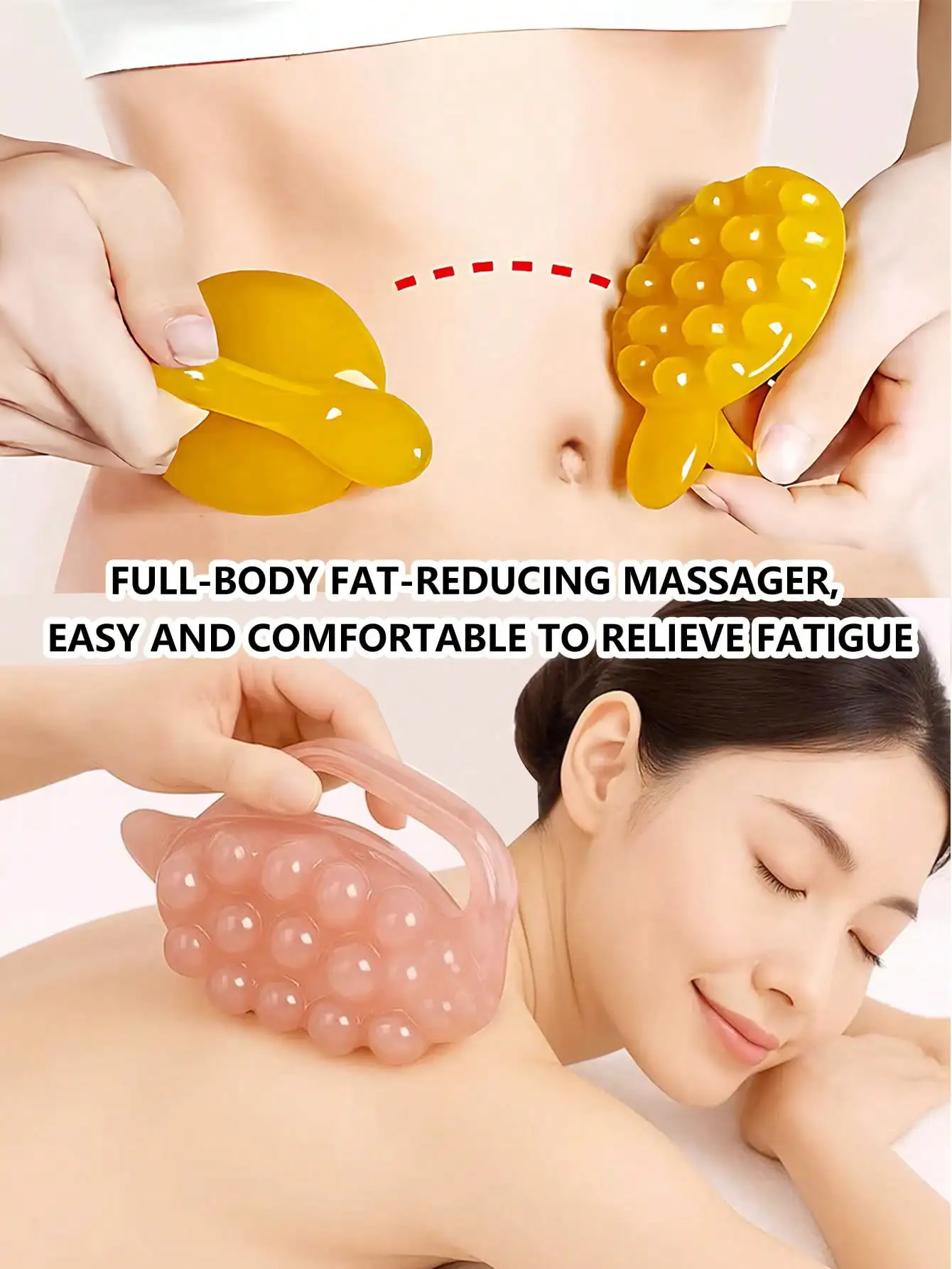

Weight Loss Massager, Body Massage For Slimming Waist, Belly, And Legs, Reflex Therapy, Fat Brush, Acupoint Therapy Device, Back